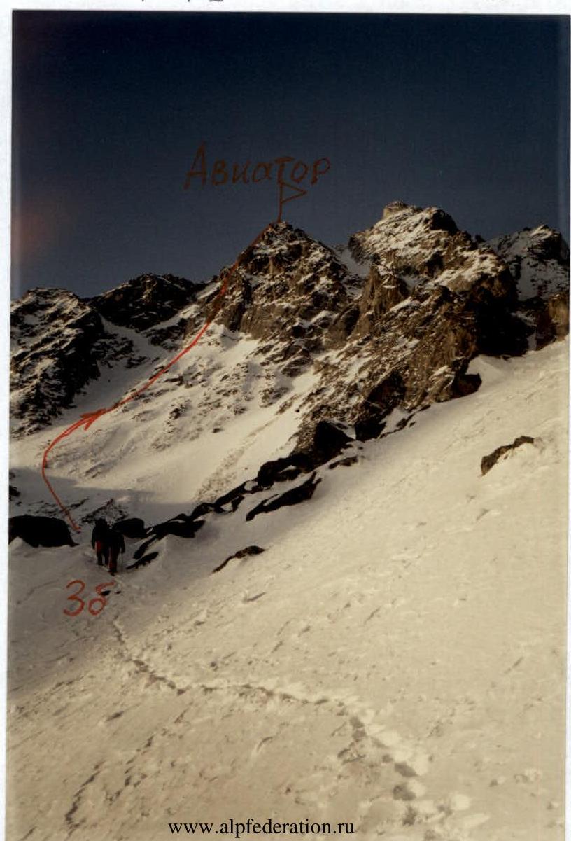 Start of the route. Approach.